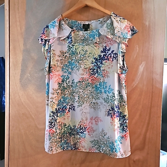 Worthington summer floral blouse - Picture 2 of 2